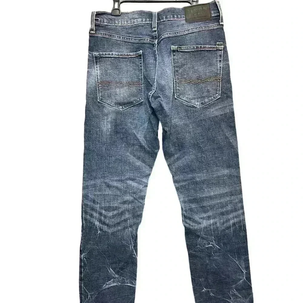 DENIZEN from Levi's 208 Faded Blue Regular Fit Tapered Leg Denim Jeans